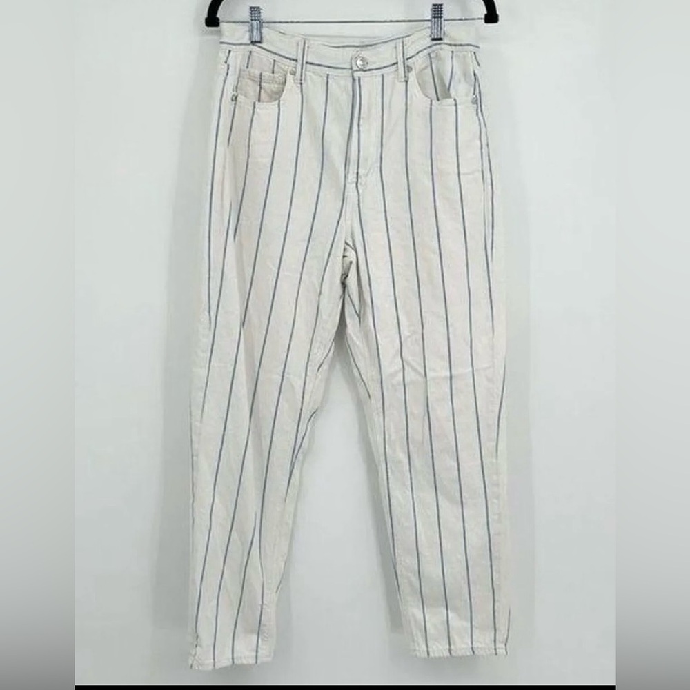 American Eagle striped Mom jeans size 6 NWT